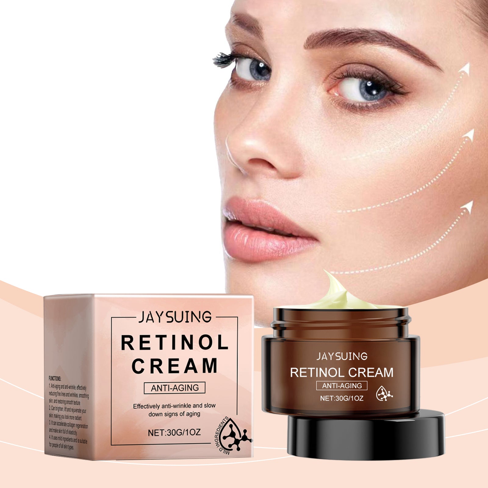 Jaysuing Retinol Moisturizing Anti - Wrinkle Cream Moisturizes, Brightens And Hydrates With Retinol Arbutin - 5 - CJ