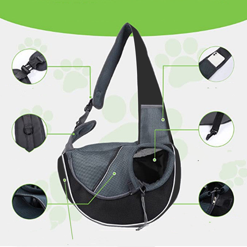 Carrying Pets Bag Women Outdoor Portable Crossbody Bag For Dogs Cats Pet Products - 0 - CJ