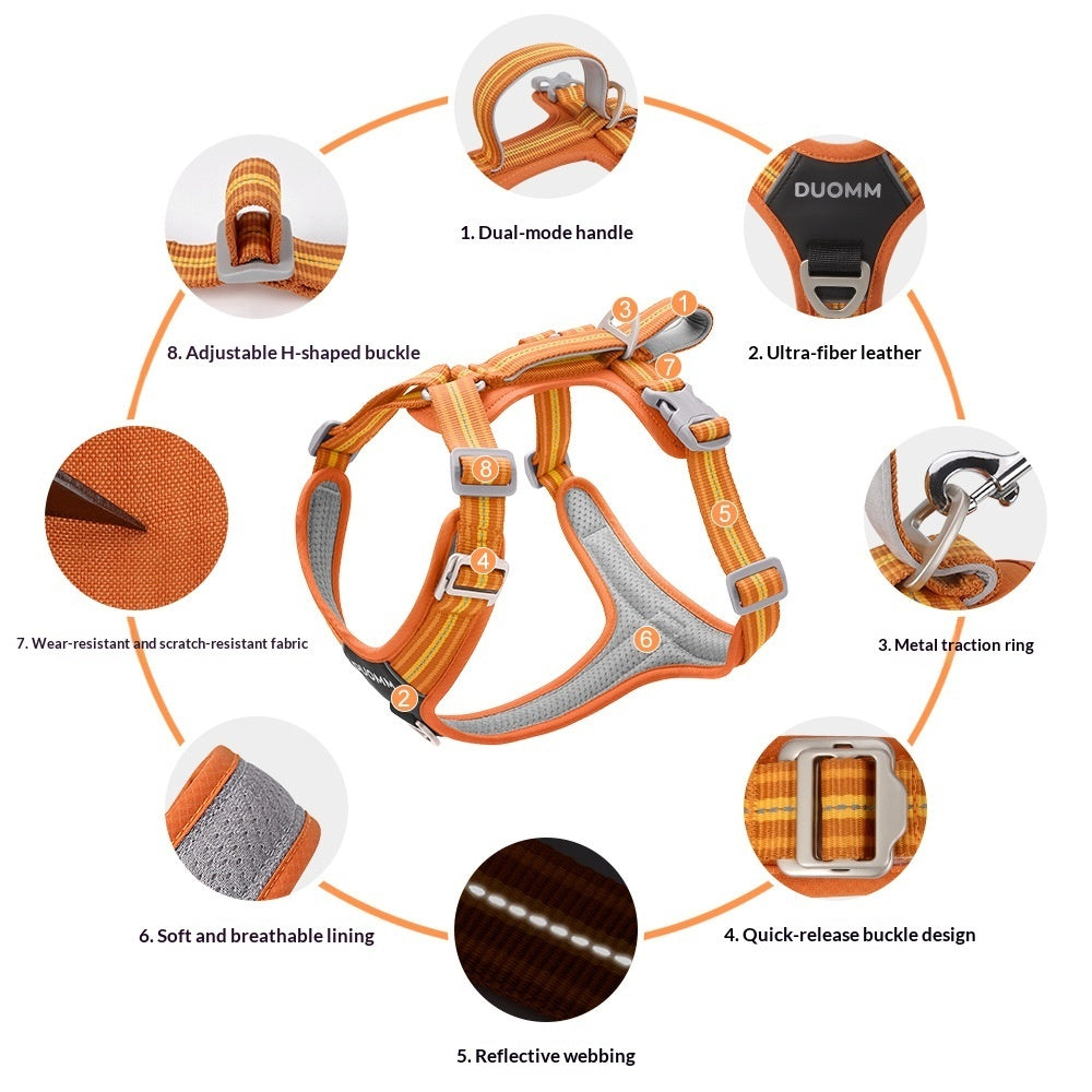 Outdoor Reflective Wear - Resistant Pet Harness - 0 - CJ
