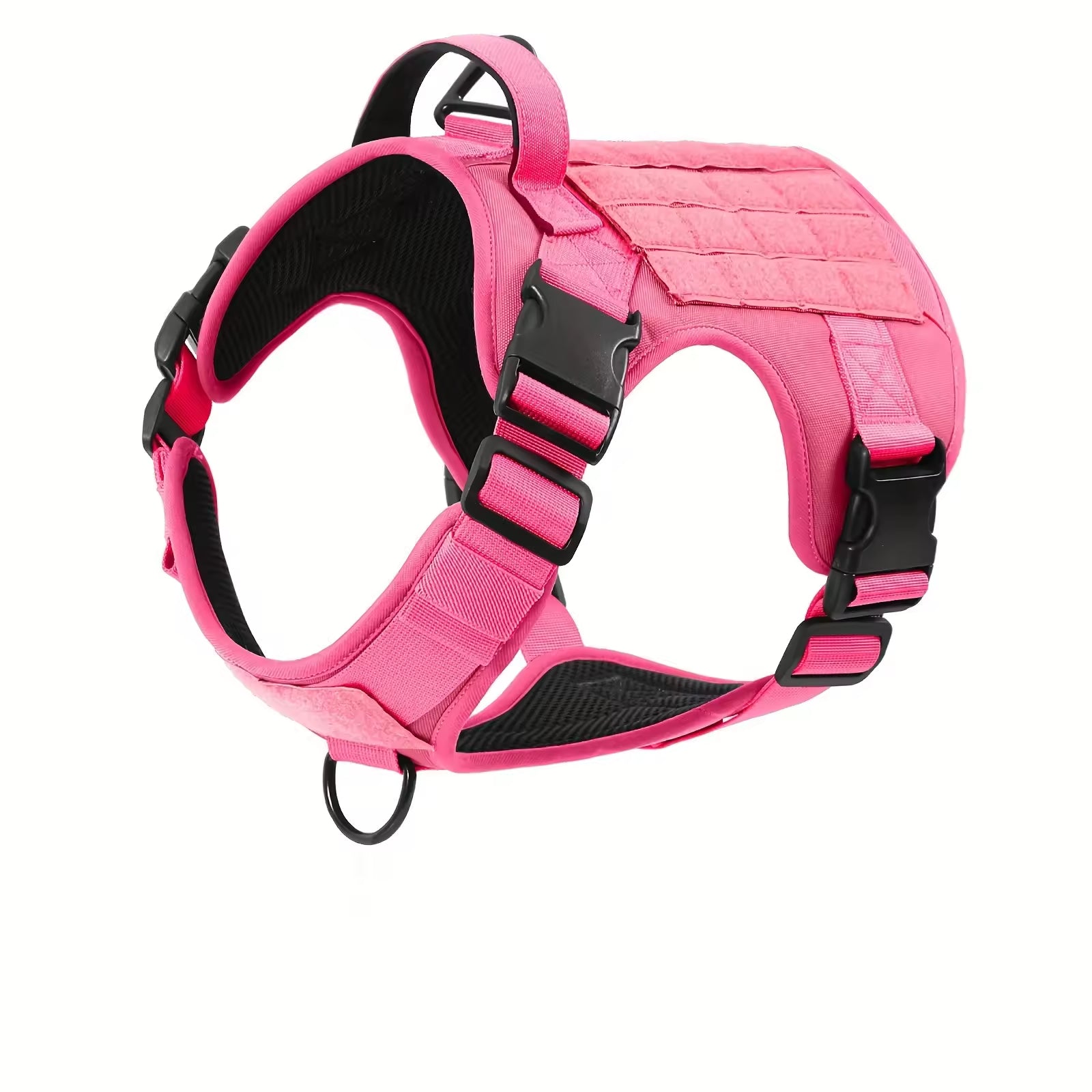Tactical Pet Chest Service Dog Harness Vest Adjustable Reflective Dog Harness Metal Buckle Hiking Training - 5 - CJ