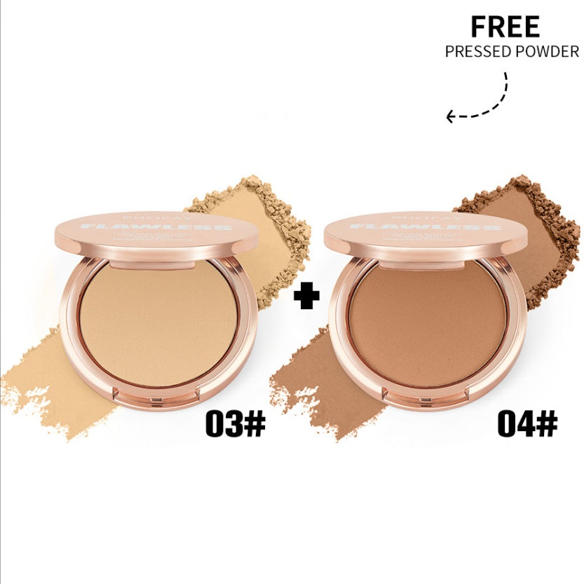 PHOFAY Matte Setting Pressed Powder - 4 - CJ - Set2 - CJCZ203768611KP