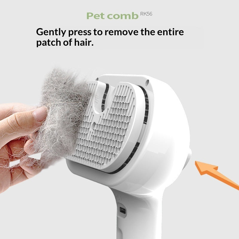 Pet Spray Comb Pin Brush Cat Grooming Comb For Removing Fur And Detangling Knots - 0 - CJ