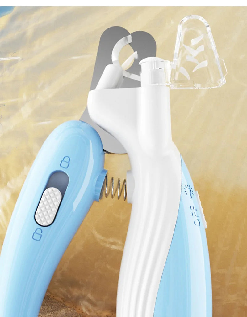 Pet Nail Clippers Dog Nail Clippers Cat Nail Clippers LED Electric Nail Grinder Pet Supplies LED Light Pet Nail Clippers - 0 - CJ