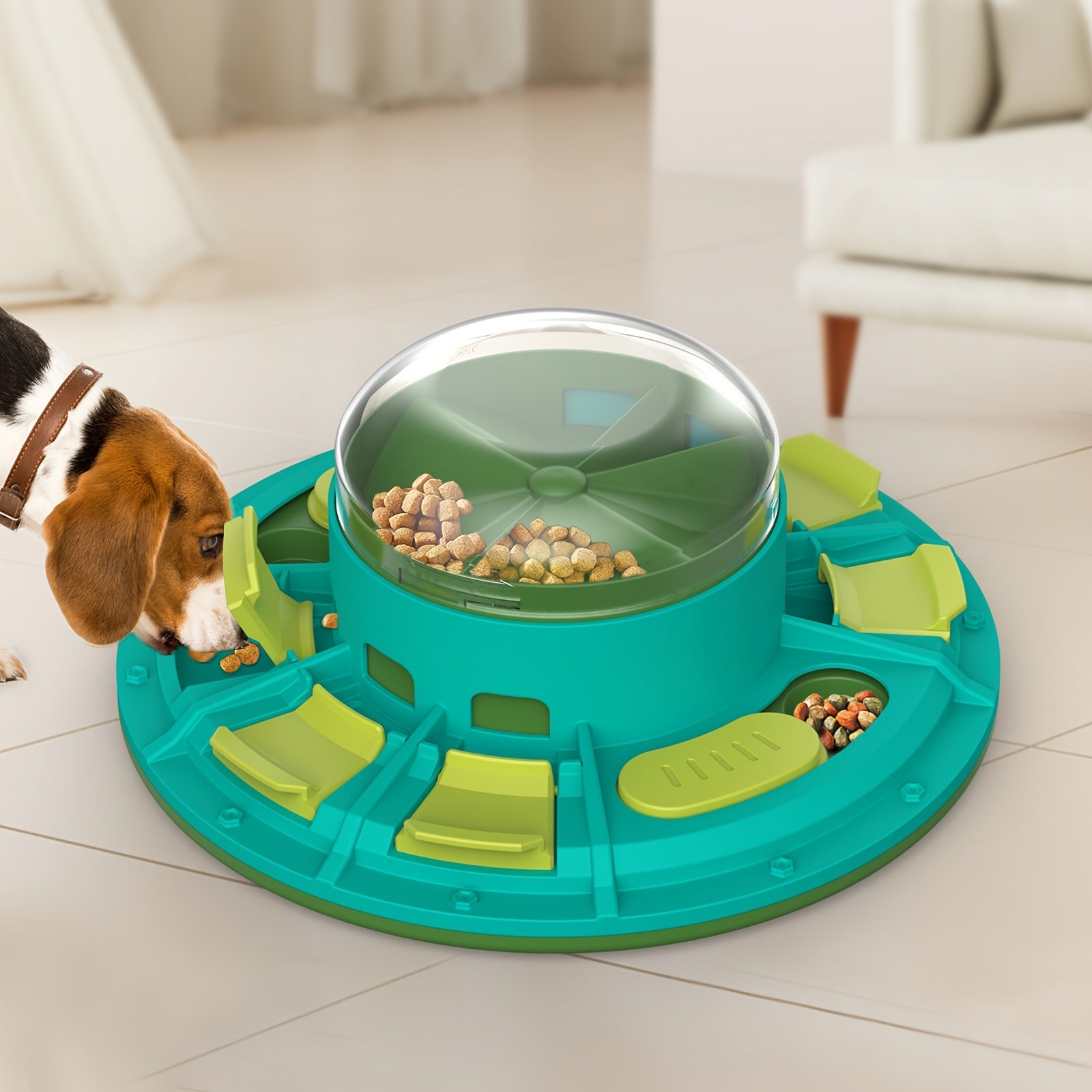 Interactive Dog Puzzle Toy For IQ Improvement And Slow Feeding Suitable For All Sizes Pets Nutritious Diet - Friendly Non - Electric Plastic Pets Game Pet Products - 0 - CJ