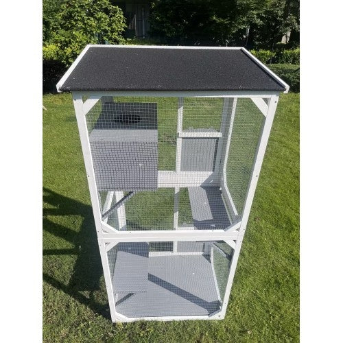 Outdoor Indoor Cat Pet Climbing Frame Game Cage Cute Large Space - 5 - CJ