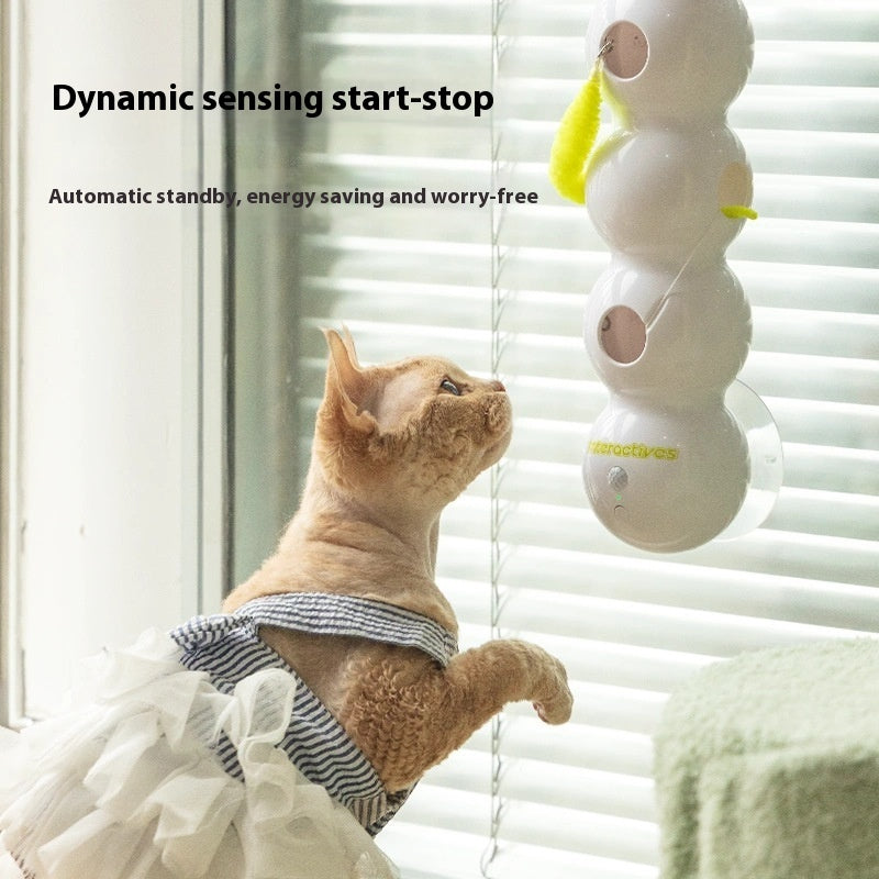 Teasing Cat Toy Automatic Pes Toy With Tail Motion Activated Kitten Toy Rechargeable Smart Interactive Cat Toy Pet Products - 0 - CJ