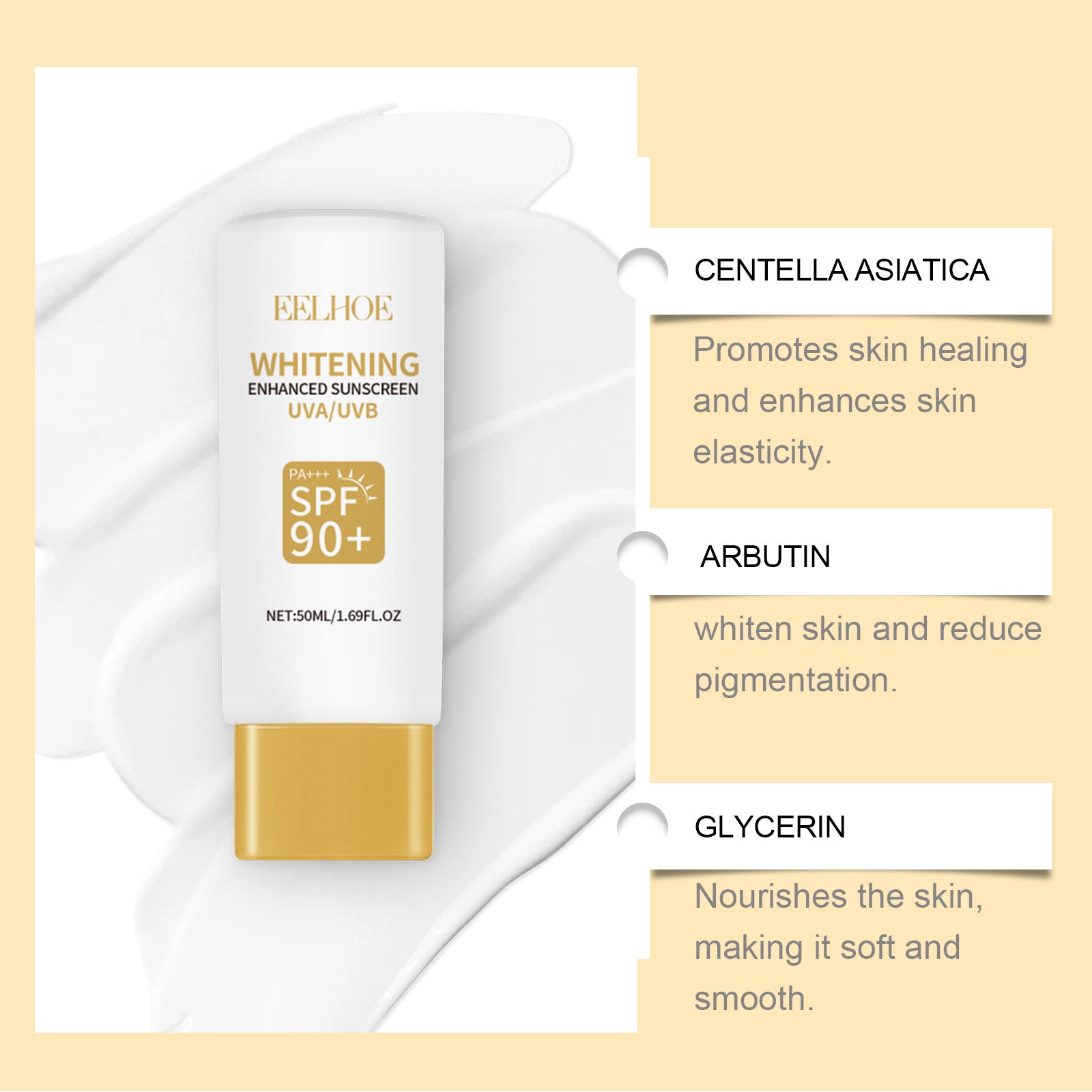 Eelhoe Skin Protection Cream For Summer Outdoor Skin Protection Uv Waterproof Moisturizing Cream - 5 - CJ