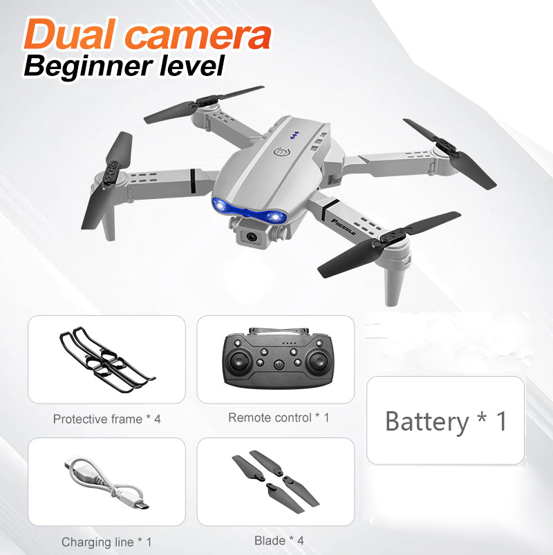 E99 Drone Quadcopter Dual Camera HD Aerial Photography Remote Control - 5 - CJ
