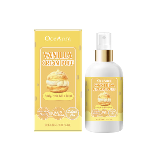 OceAura Body Moisturizing Spray (Vanilla Cream Puff), Moisturizing And Refreshing All Over Hair Treatment Spray - 5 - CJ