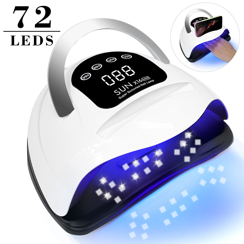UV LED Nail Lamp Professional LED Nail Dryer For Gel Nails With Removable Base, Touch Screen 4 Timers And Automatic Sensor UV LED Nail Lamp Professional LED Nail Dryer For Gel Nails With Removable Bas - 5 - CJ