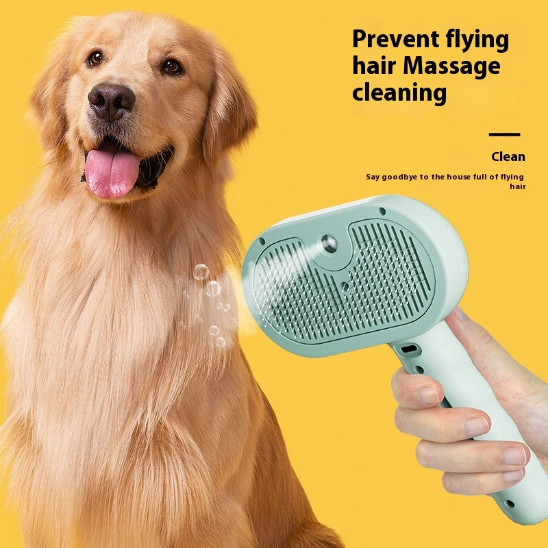 Pets Spray Hair Comb Pet Hair Remover Cleaning Brush Cats Grooming Dog Accessories Tools Dematting Water Mist Humidifier Comb Pet Supplies - 0 - CJ