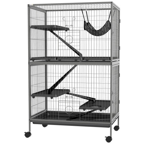 5 Tiers Of Small Animal Cages, Ferret Cages, Large Chinchilla Cages With Hammock Fittings And Heavy Duty Wires - 5 - CJ