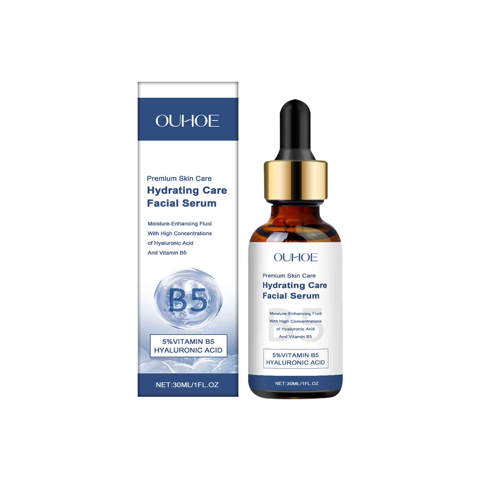 OUHOE B5 Facial Moisturizing Serum Moisturizes Facial Skin Daily Skin Care Serum - 5 - CJ