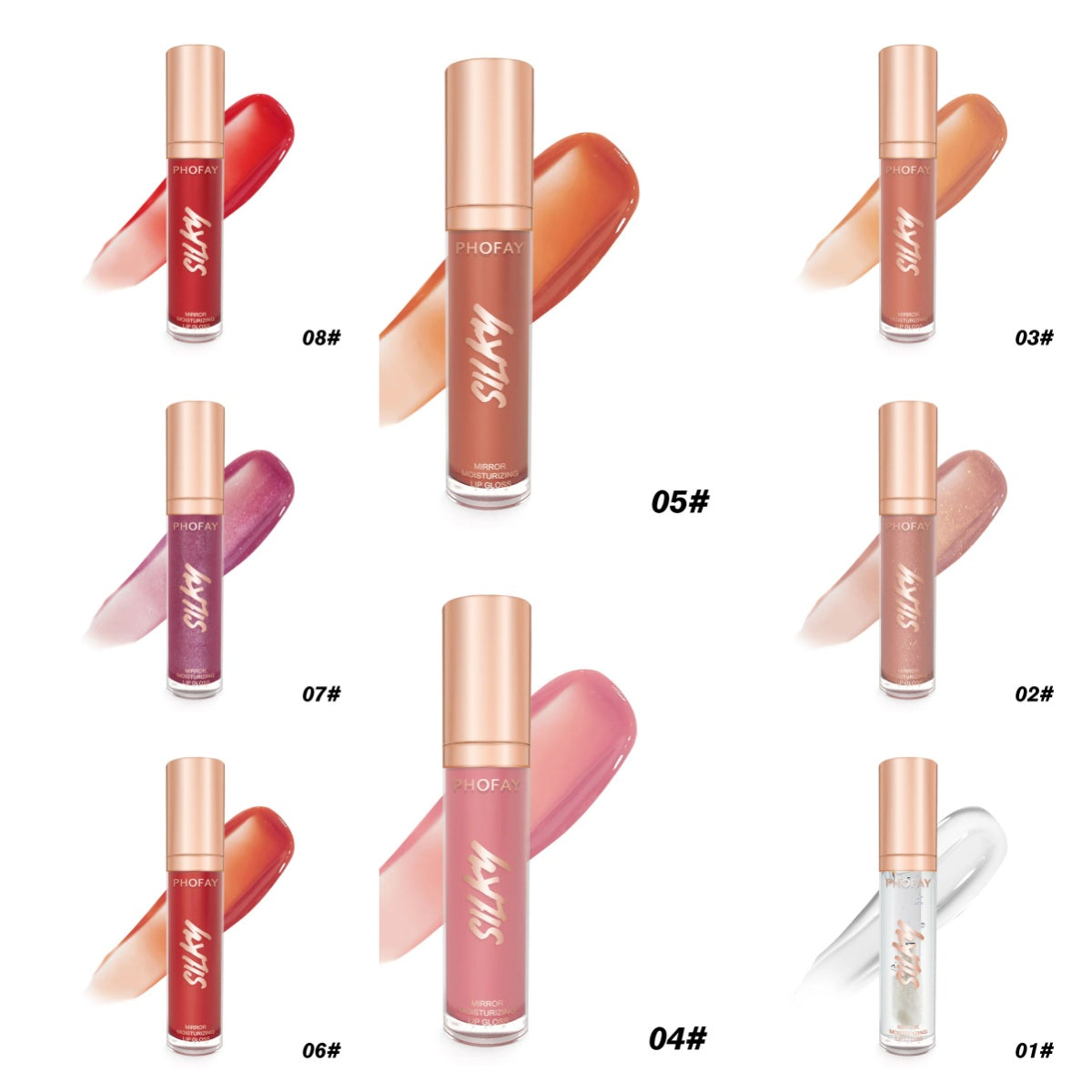 PHOFAY Mirror Moisturizing Lip Gloss - 4 - CJ