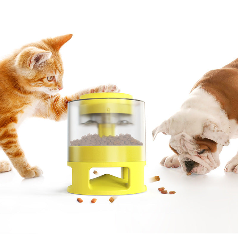 Pet Toy New Product Slow Food Catapult - 0 - CJ - YellowCylinder - CJGY129443105EV