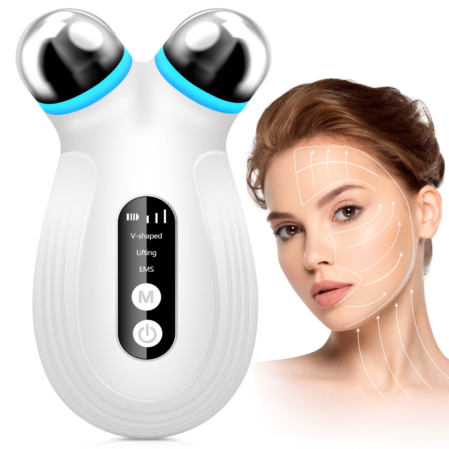 Anti Aging And Wrinkles Microcurrent Facial Device, Boost Skin Care Absorption - 5 - CJ