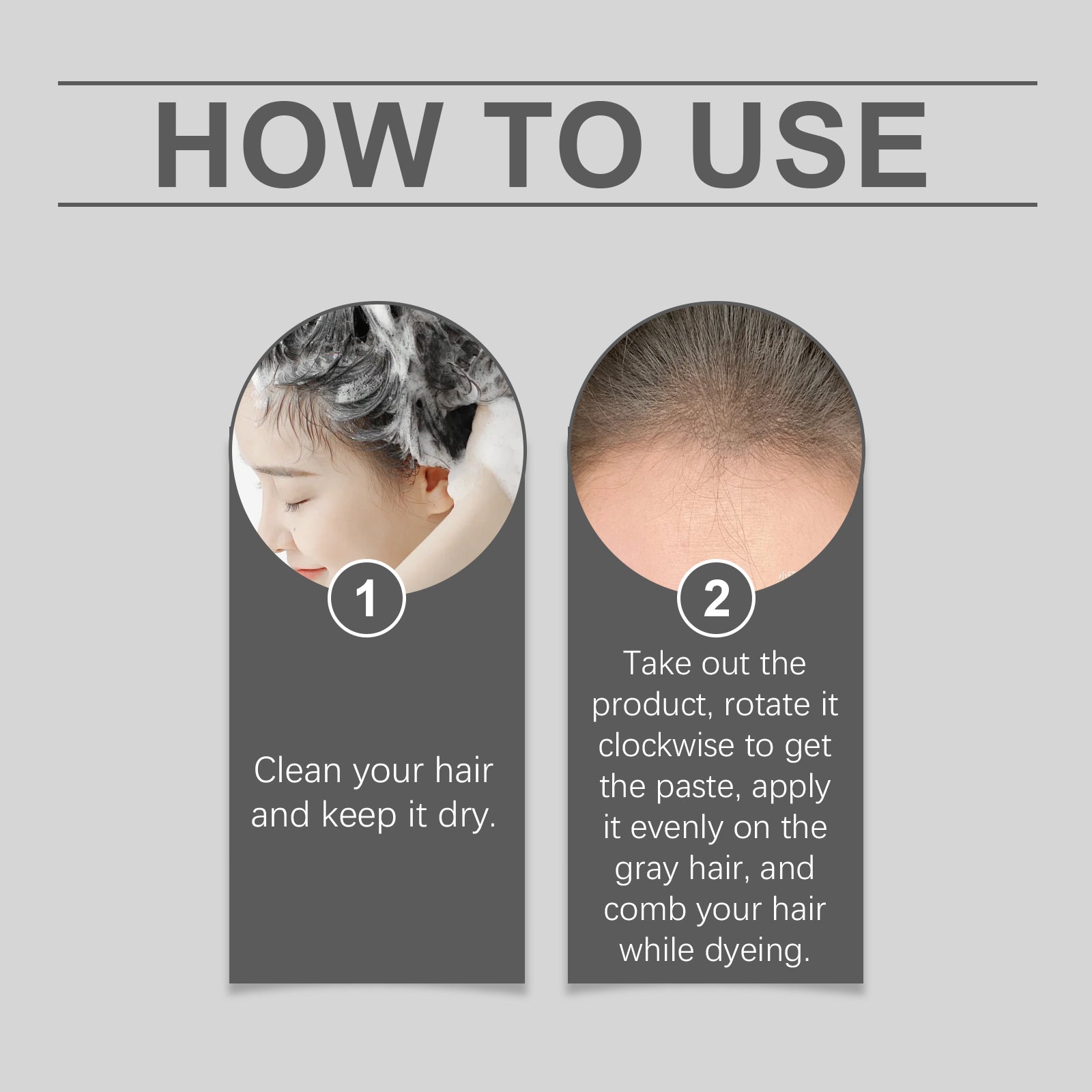 Hoegoa Hair Hair Hair Color Temporary Hair Hair Stick Is A Naturally Gentle And Non - irritating Pigmentation Hairdresser - 5.0 - CJ