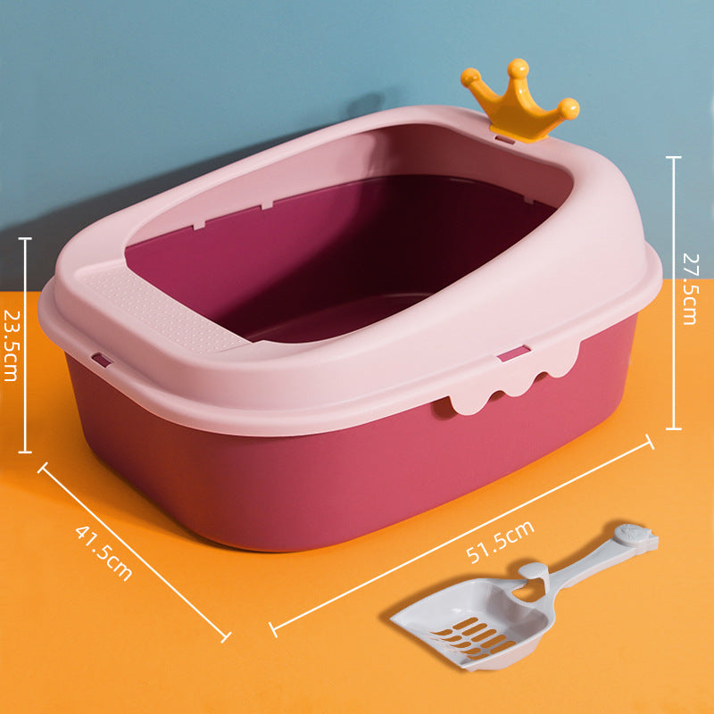 Crown Litter Box Oversized Full Semi - enclosed - 0 - CJ