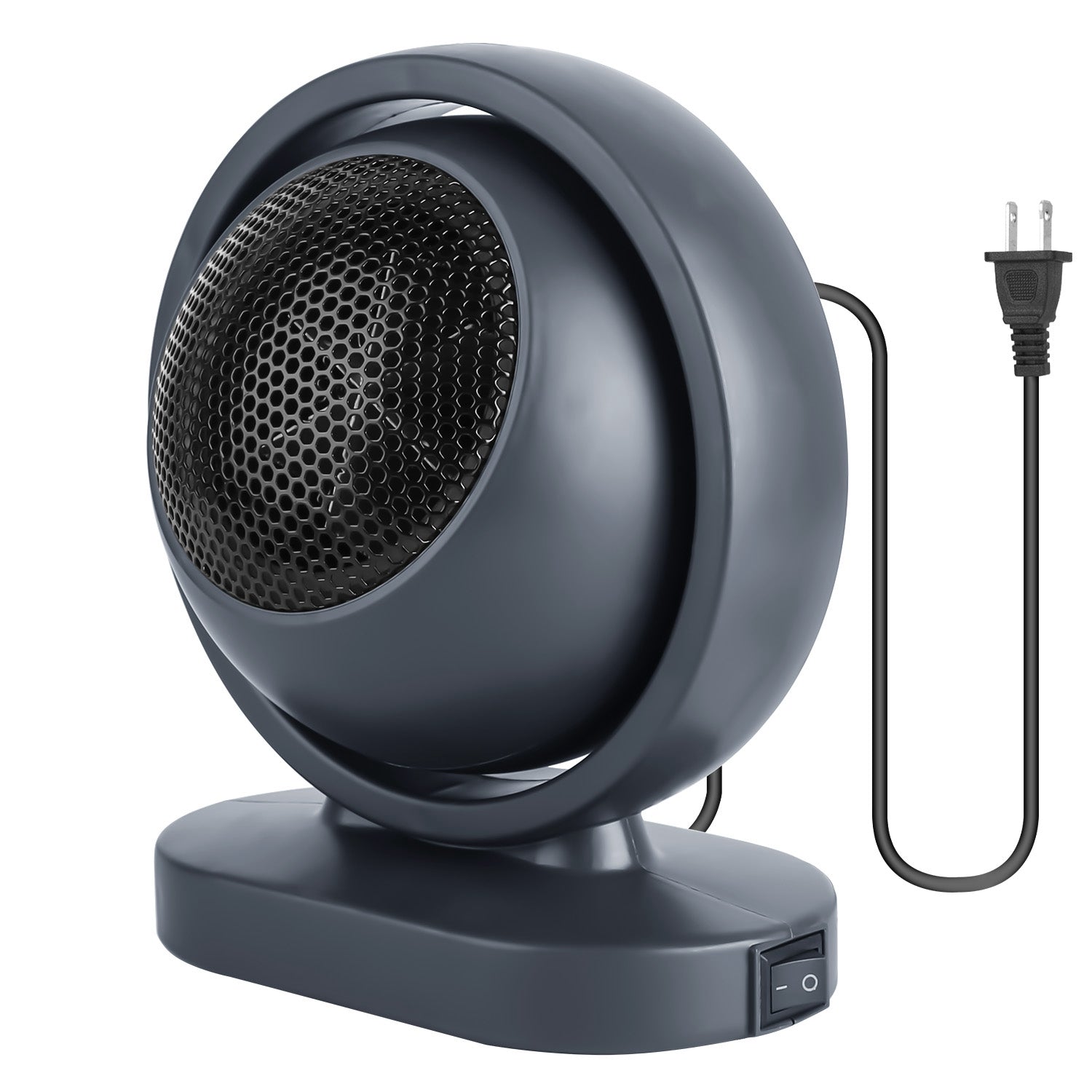 1Pc 380W Space Heater With 30 Degree Tilting Angle 3S Fast Heating Portable Desktop Electric Heater For Indoor Use With Overheat Protection Tip Over Protection For Home Office - 5 - CJ