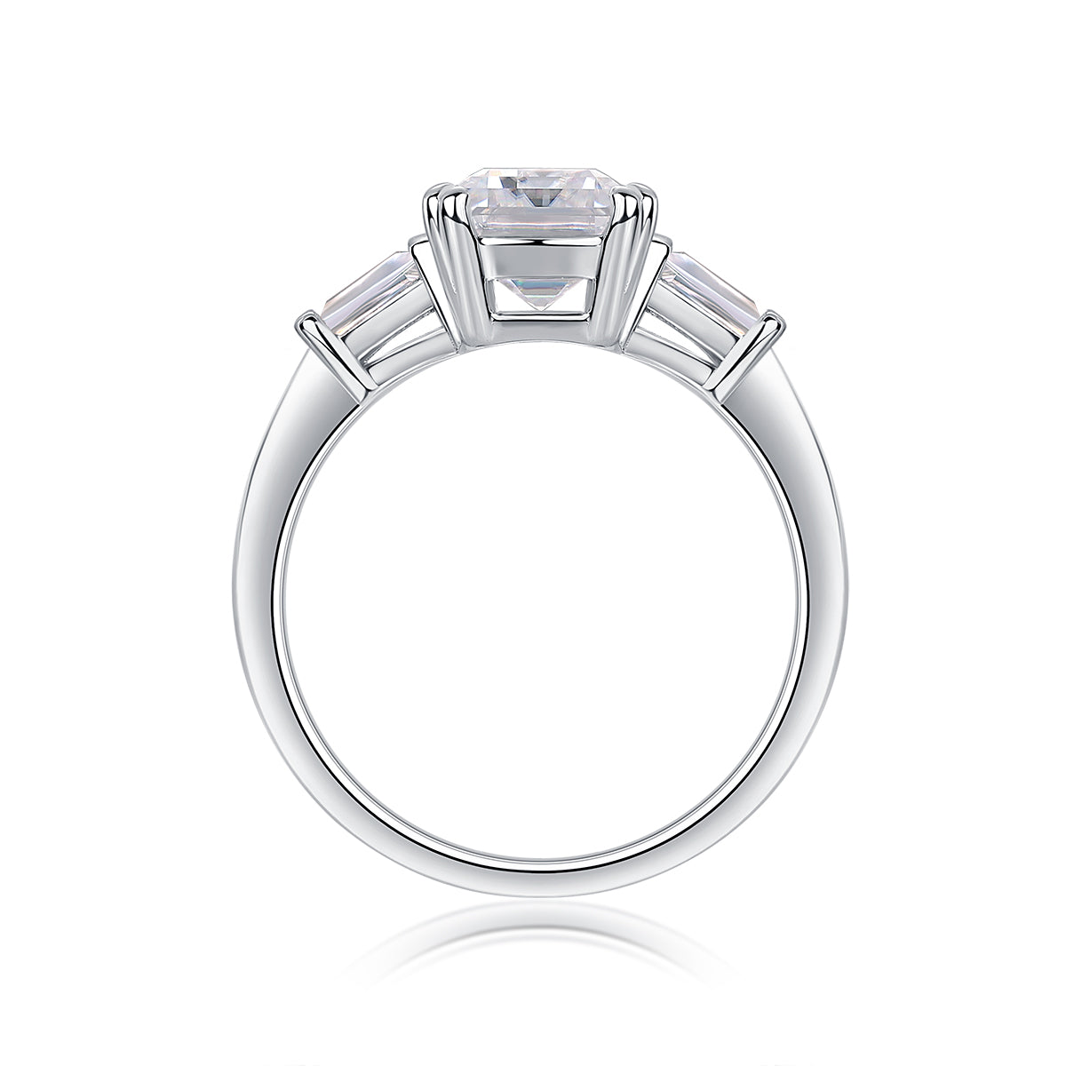 1Starry Sky Mirror - A Fashionable Diamond Jewelry Piece Set With Moissanite S925 Sterling Silver And Platinum Diamond Ring Prohibit TikTok sales - 5 - CJ