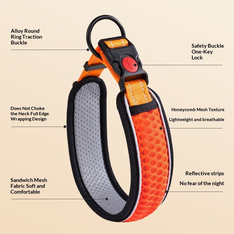 Pet Collar Neck Collar Neck Strap Dog Leash Dog Chain Neck - 0 - CJ