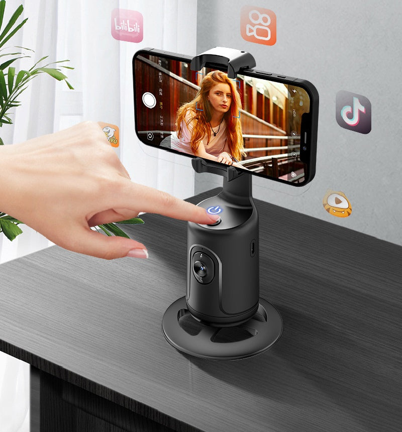 360 Auto Face Tracking Gimbal AI Smart Gimbal Face Tracking Auto Phone Holder For Smartphone Video Vlog Live Stabilizer Tripod - 4 - CJ