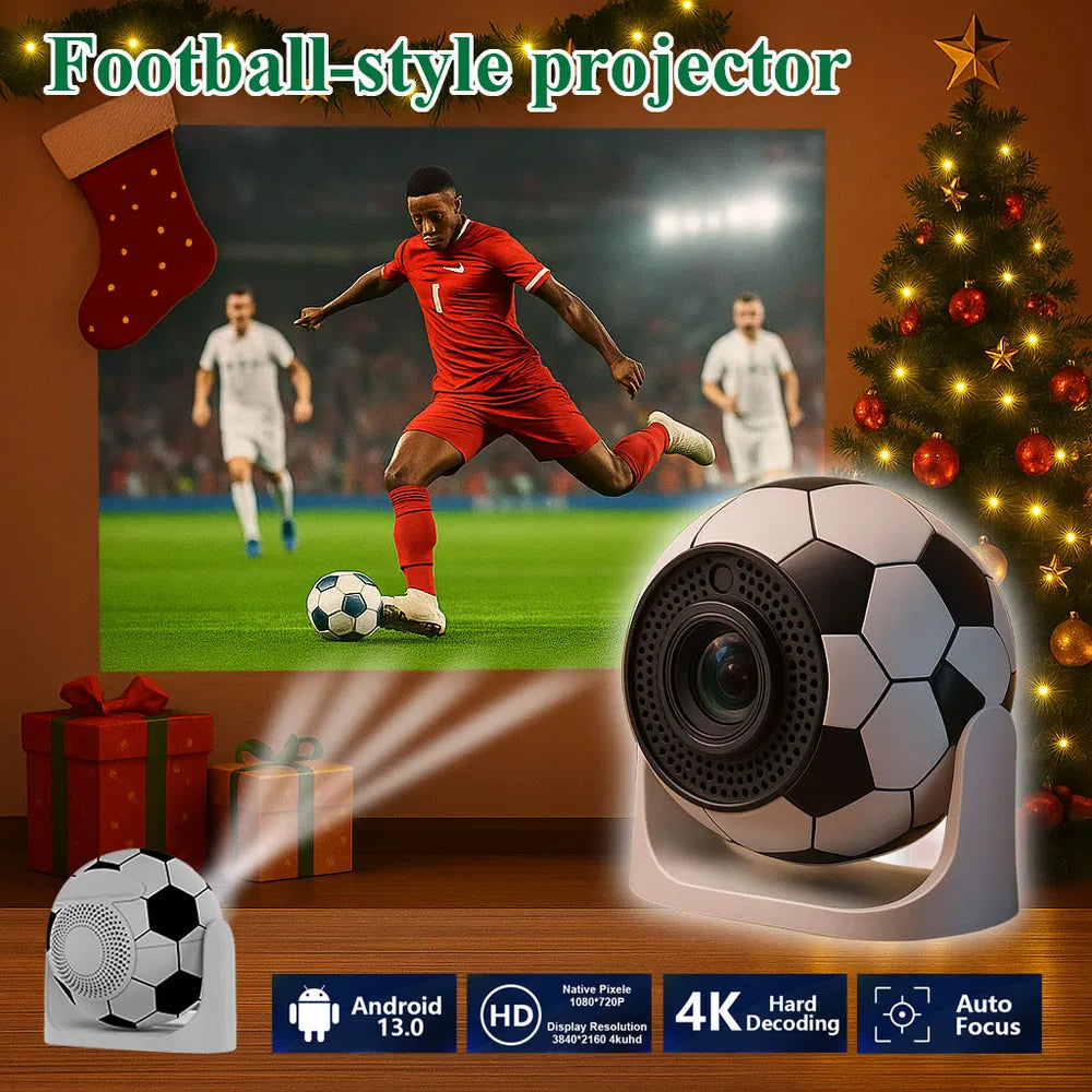 Smart Projector, T950S Chip 2 8GB Memory, Android 13, 2000 1 Contrast, Dual - band WiFi BT5 2 For Home Theater, Movie Gaming - 5 - CJ