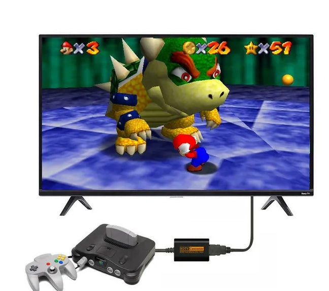 N64 To HDMI Converter Adapter HD Link Cable For Nintendo Gamecube Super NES SNES - 5 - CJ