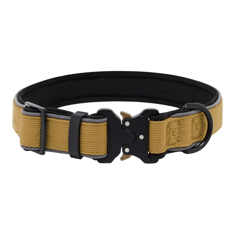 Tactical Dog CollarHarness Reflective Adjustable - 0 - CJ
