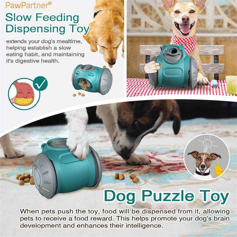 Dog Tumbler Toys Increases Pet IQ Interactive Slow Feeder For Small Medium Dogs Cat Training Balance Car Feeder Pet Toy Pet Products - 0 - CJ
