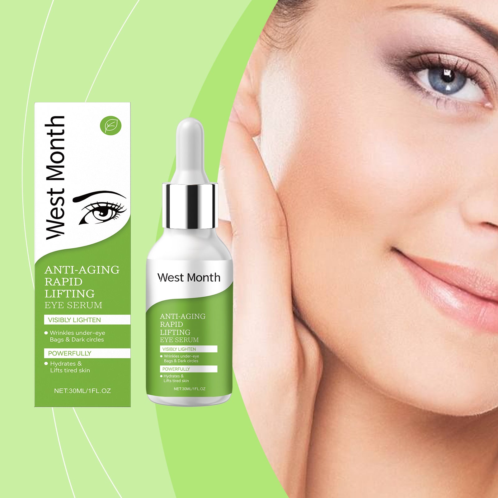 West&Month Eye Essence Moisturizing Light Line Lift Eye Skin Moisturizing, Hydrating And Firming Essence - 5 - CJ