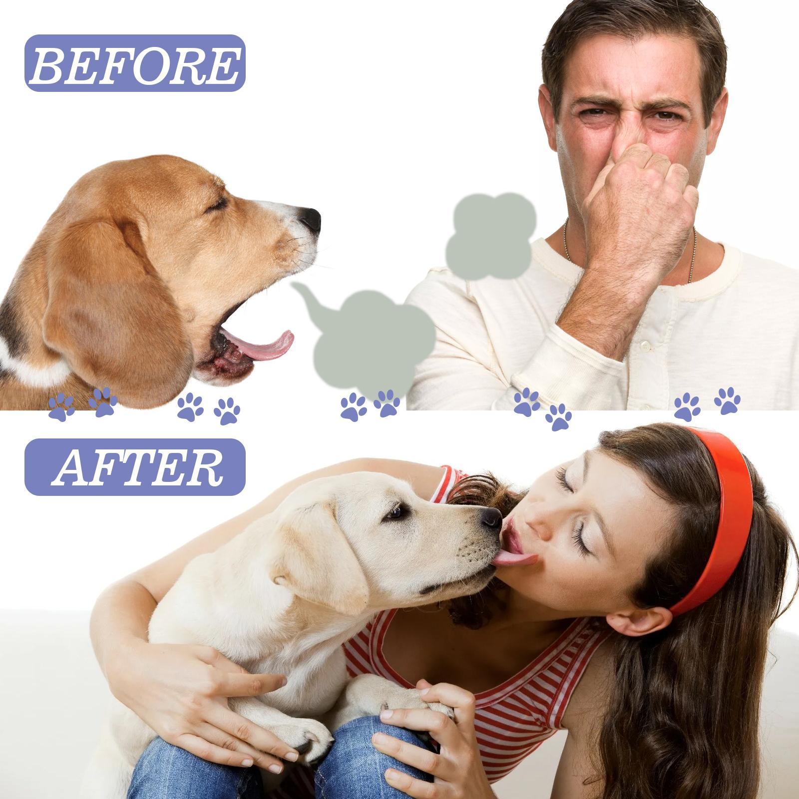 Yegebang Cat And Dog Teeth Cleaning Spray Pet Oral Cleaning Deodorizing Fresh Breath - 5 - CJ