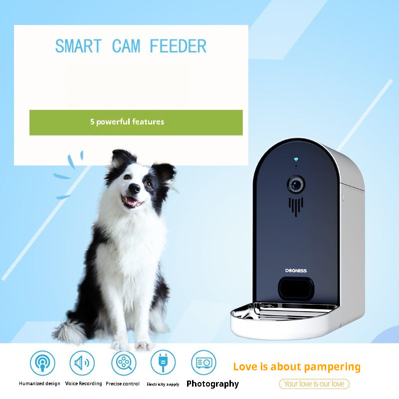 Smart Pet Feeder Automatic Feeding Remote Monitoring - 0 - CJ