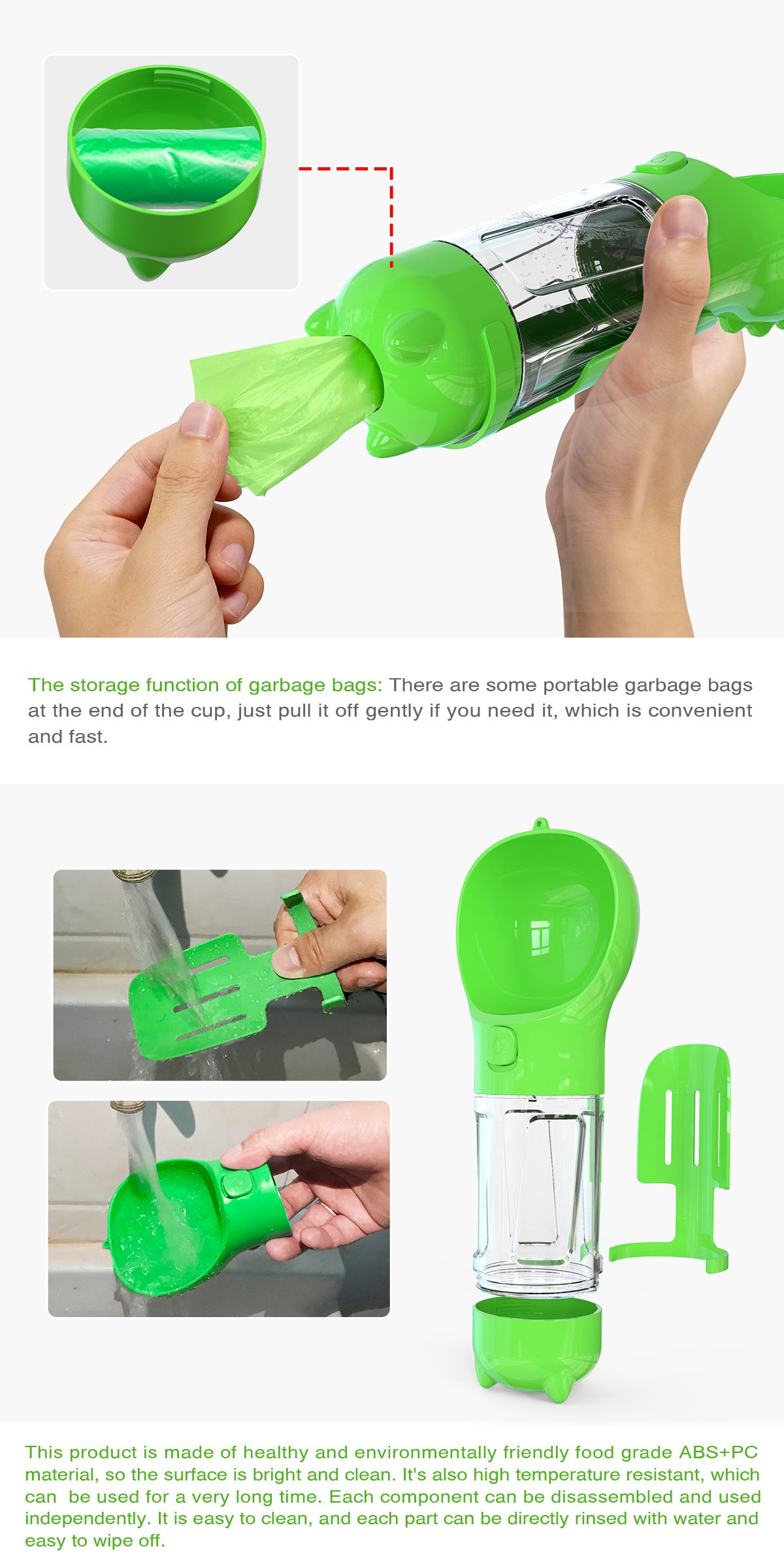 Pet Multi - functional Water Bottle - 0 - CJ