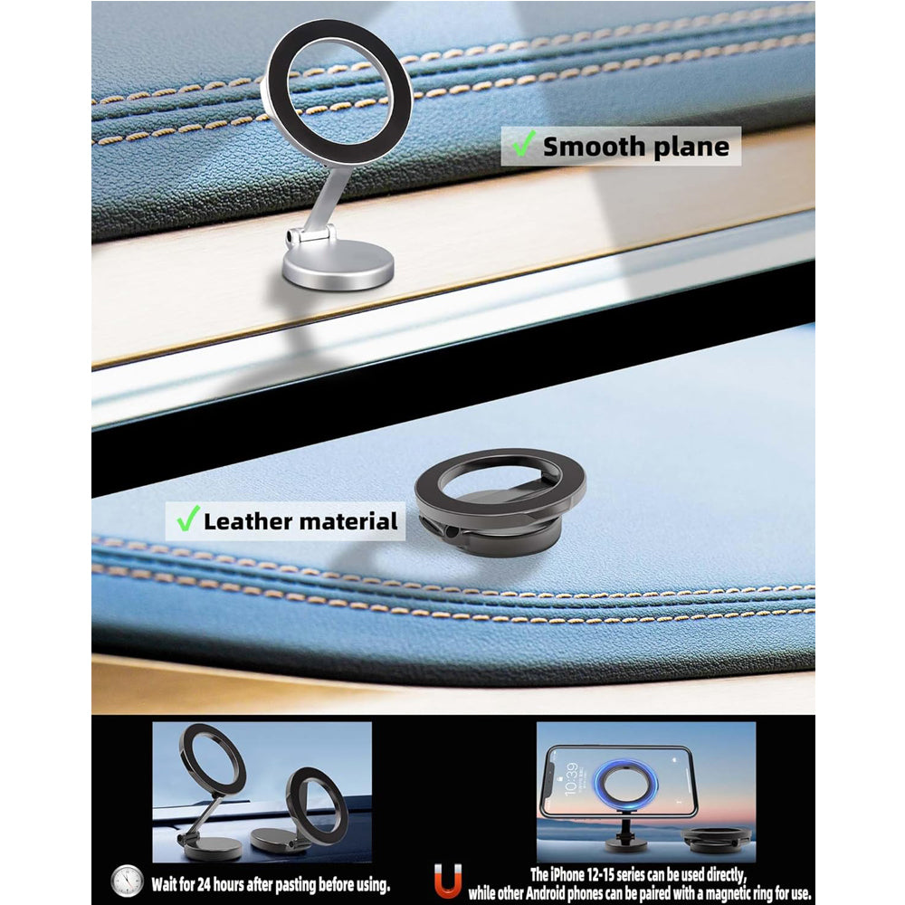 Mobile Phone Holder, Adjustable Magnetic Car Phone Holders - 5 - CJ