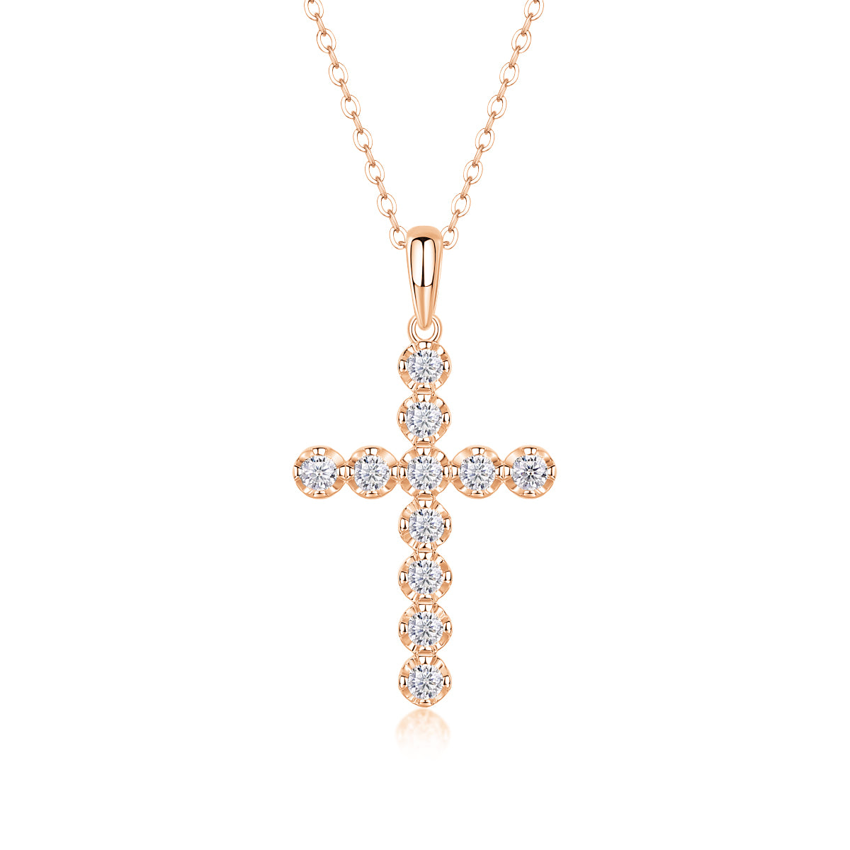 1Entrusted - A Fashionable And Luxurious Diamond Jewelry Pendant Set With Moissanite S925 Sterling Silver Prohibit TikTok sales - 5 - cj