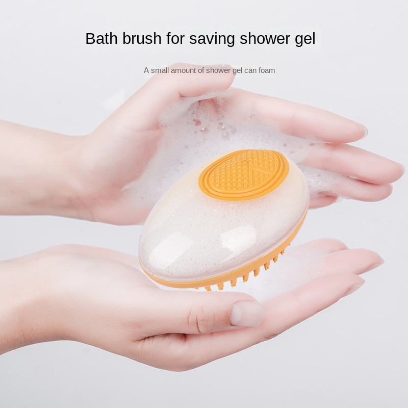 Dog Cat Bath Brush 2 - in - 1 Pet SPA Massage Comb Soft Silicone Pets Shower Hair Grooming Cmob Dog Cleaning Tool Pet Products - 0 - CJ