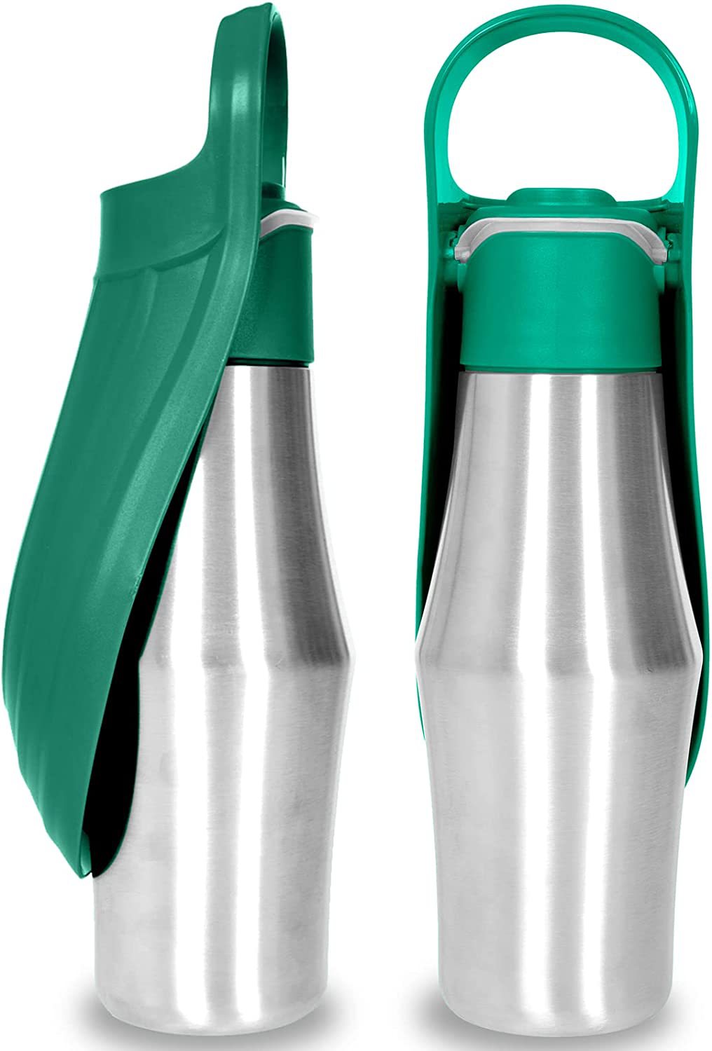 New Portable Pet Dog Water Bottle Soft Silicone Leaf Design For Dog Pets Outdoor Travel Drinking Bowls Water Dispenser - 0 - CJ