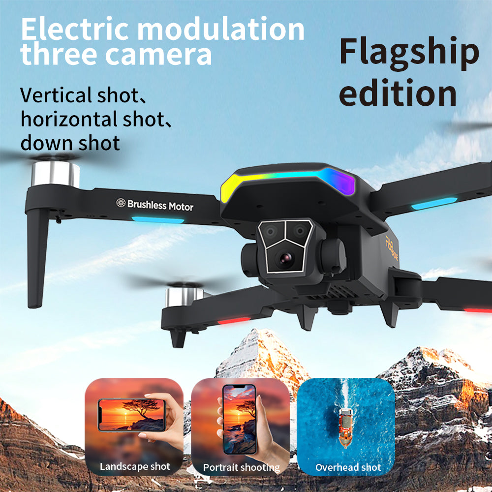 Drone F168 Brushless Optical Flow Obstacle Avoidance Aerial Photography Quadcopter Long - Endurance Remote Control - 5 - CJ