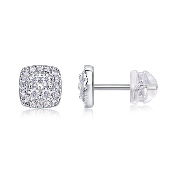 1Fog Sea - Fashionable And Luxurious Diamond Jewelry Set With Moissanite S925 Sterling Silver And Platinum - plated Stud Earrings Prohibit TikTok sales - 5 - CJ
