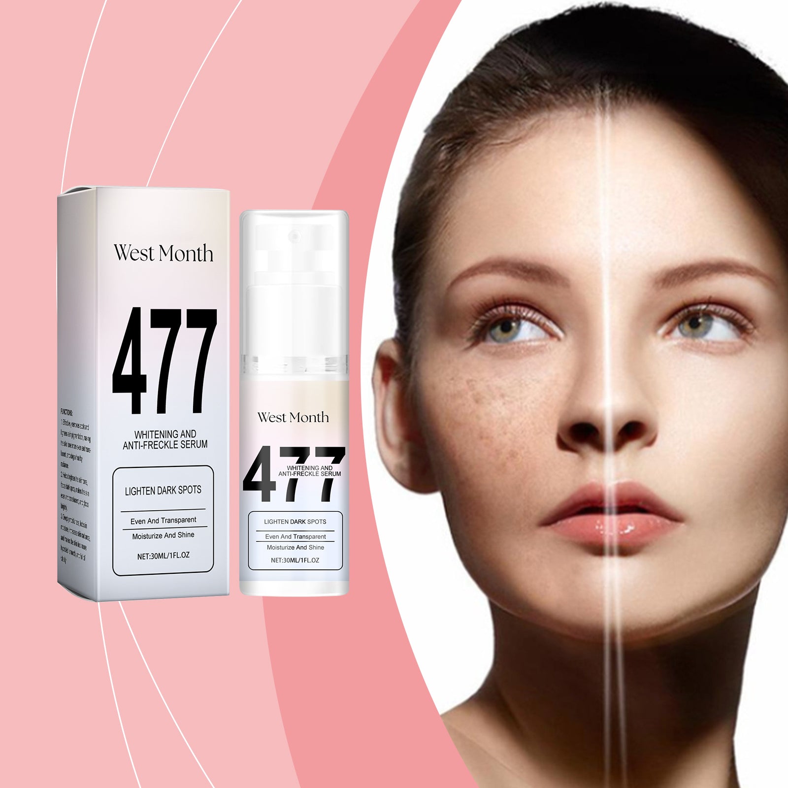 West&Month Niacinamide Skin Care Essence, Niacinamide Essential Oil Nourishes Skin And Moisturizes Skin - 5 - CJ