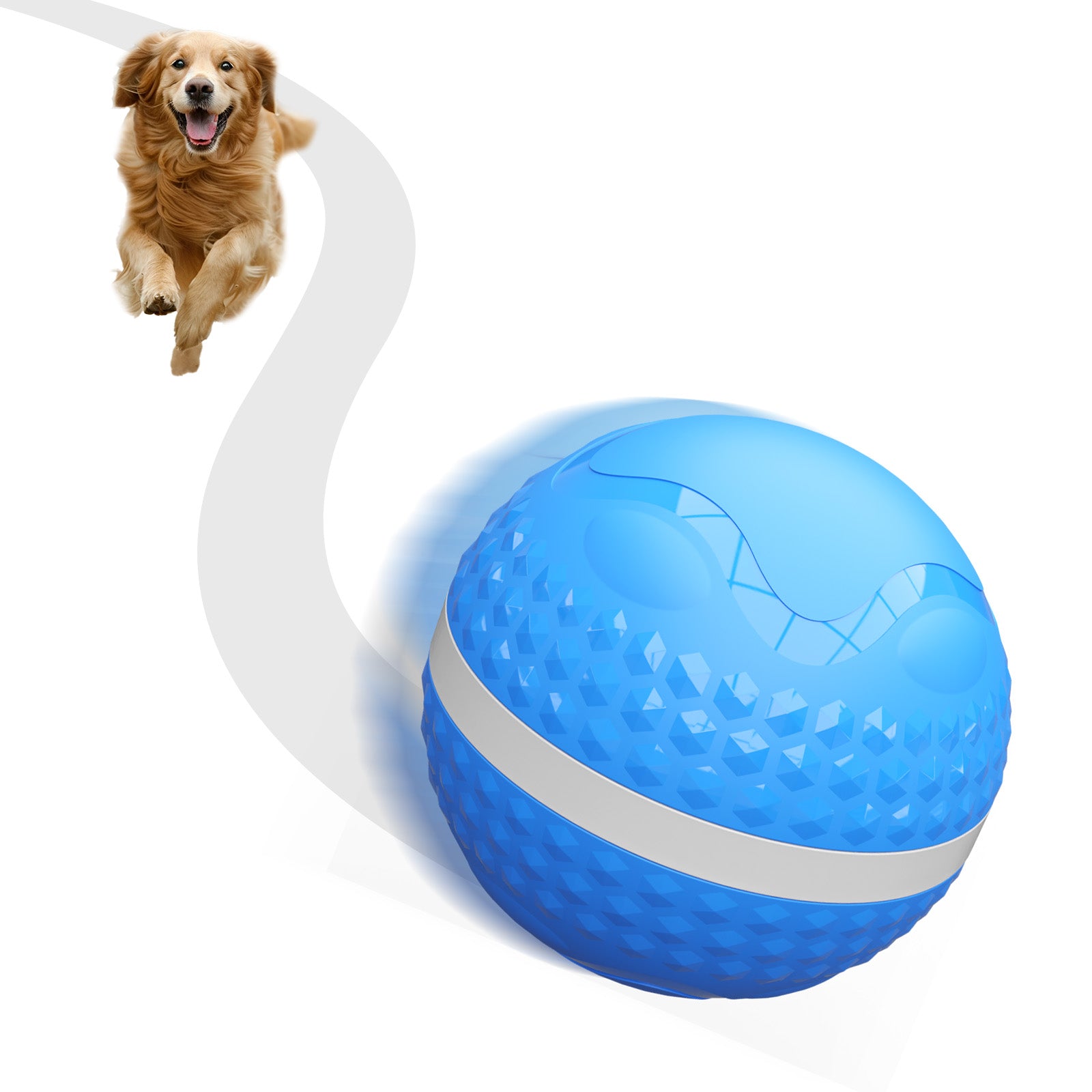 Smart Interactive Dog Toys, Automatic Moving Ball With Lighting Modes, Interactive Dog Toys For Dog Enrichment & Stimulation, Motion Activated Rolling Toy For Medium And Large Dogs - 5 - CJ