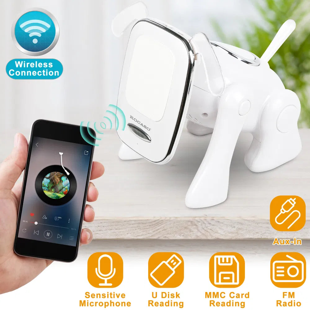 Puppy Dog Wireless Speaker Portable Mini Music Player Stereo Cute Animal Speaker - 5 - CJ