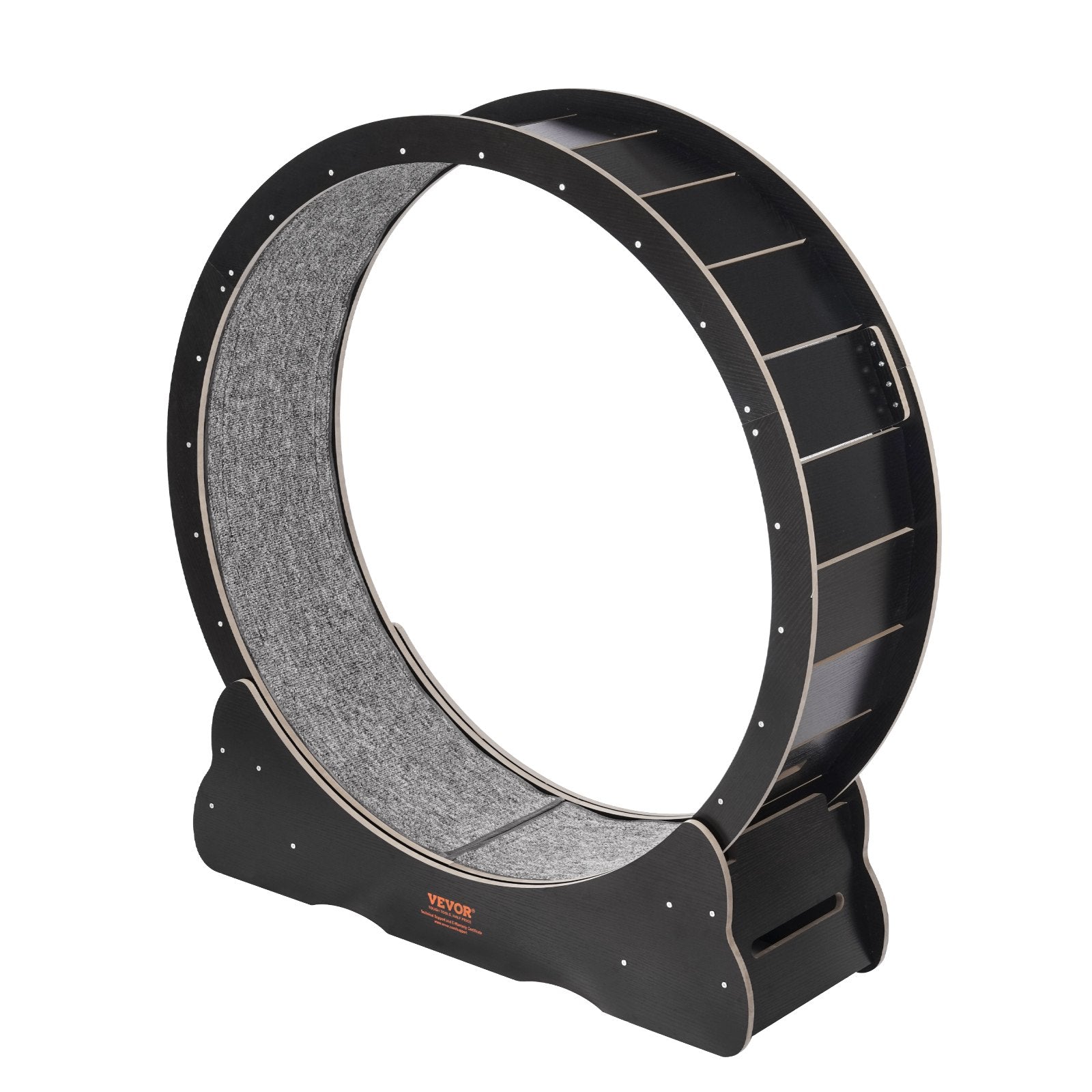 Cat Exercise Wheel 43.3' Large Cat Treadmill Wheel For Indoor Cats Black - 5 - CJ