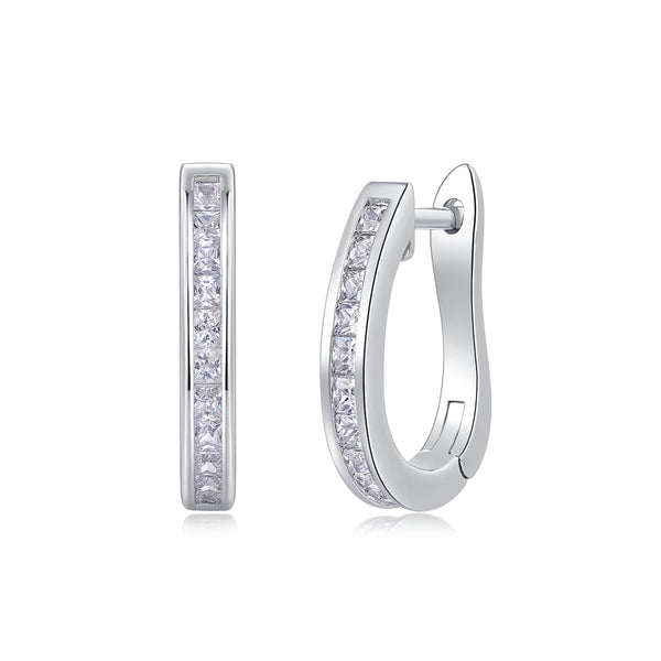 1Touch Tenderness - Fashionable And Luxurious Diamond Jewelry Earrings Set With Moissanite S925 Sterling Silver And Platinum - plated Stud Earrings Prohibit TikTok sales - 5 - cjdropshipping