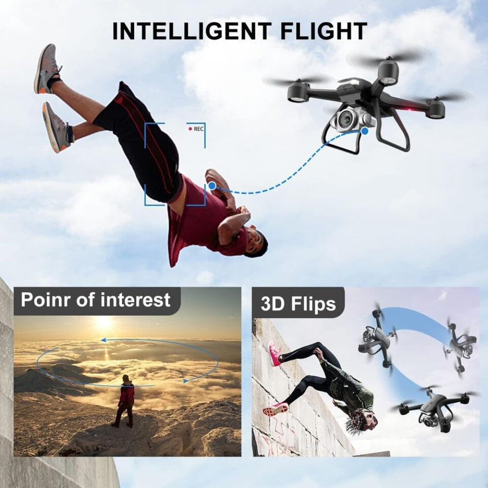 V14 Professional Drone 6K HD Dual Camera Wifi FPV Portable RC Quadcopter 2 BATTERY,Drones Suitable For Adults & Beginners.Logistics Is Randomly Sent By UPS,USPS,Self - pickup. - 5 - CJ