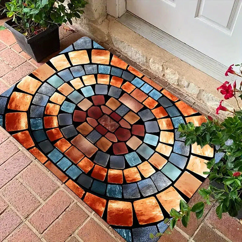 Visual 3D Effect Home Ground Mat Bathroom Non - slip Absorbent - 0 - CJ