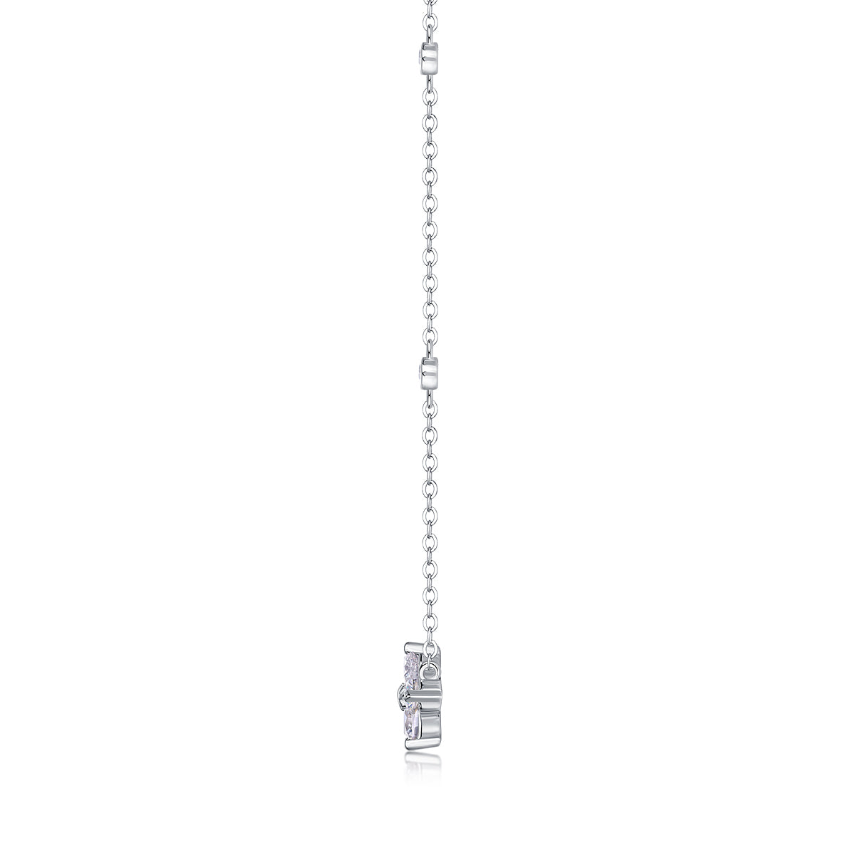 1Sweetheart Halo - A Fashionable And Luxurious Diamond Jewelry Pendant Set With 2 - carat Moissanite S925 Sterling Silver And Platinum Plating Prohibit TikTok sales - 5 - CJ