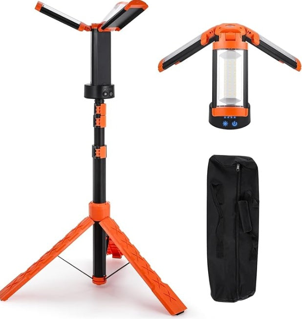 Light With Stand Triple Cordless LED - 5 - CJ