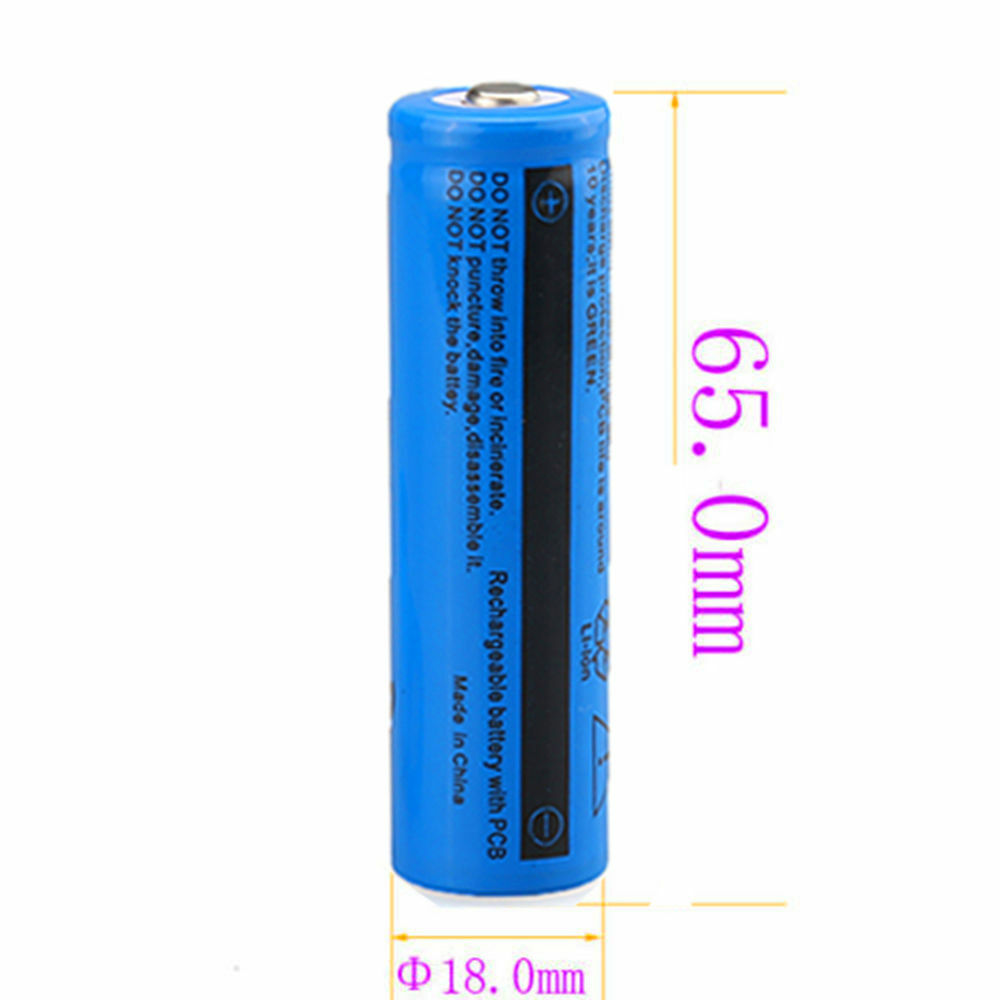 10Pcs 18650 Lithium Battery 3.7V Rechargerable Li - ion 3000mAh Batteries For Torch Flashlight Laser Headlamp - 5 - CJ